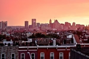 Baltimore City Skyline