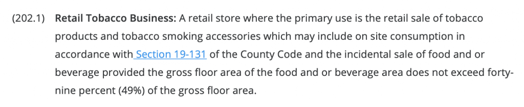 Excerpt from Maryland Code Related to Smoking